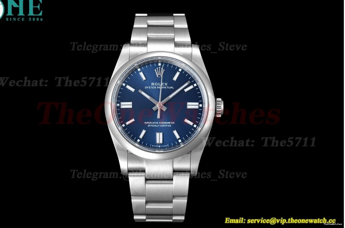 SS A3230 EWF 36mm Perpetual 126000 Blue Oyster SS Dial 0320